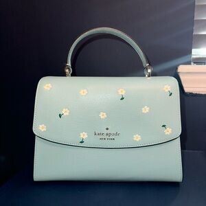 Kate Spade Darcy Daisy Embroidered Top Handle Satchel Crossbody